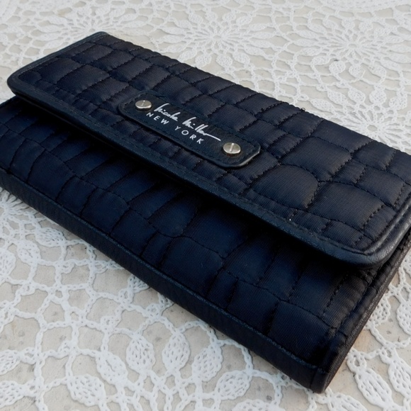 Nicole Miller Handbags - Nicole Miller Quilted 3-Fold Clutch Wallet New